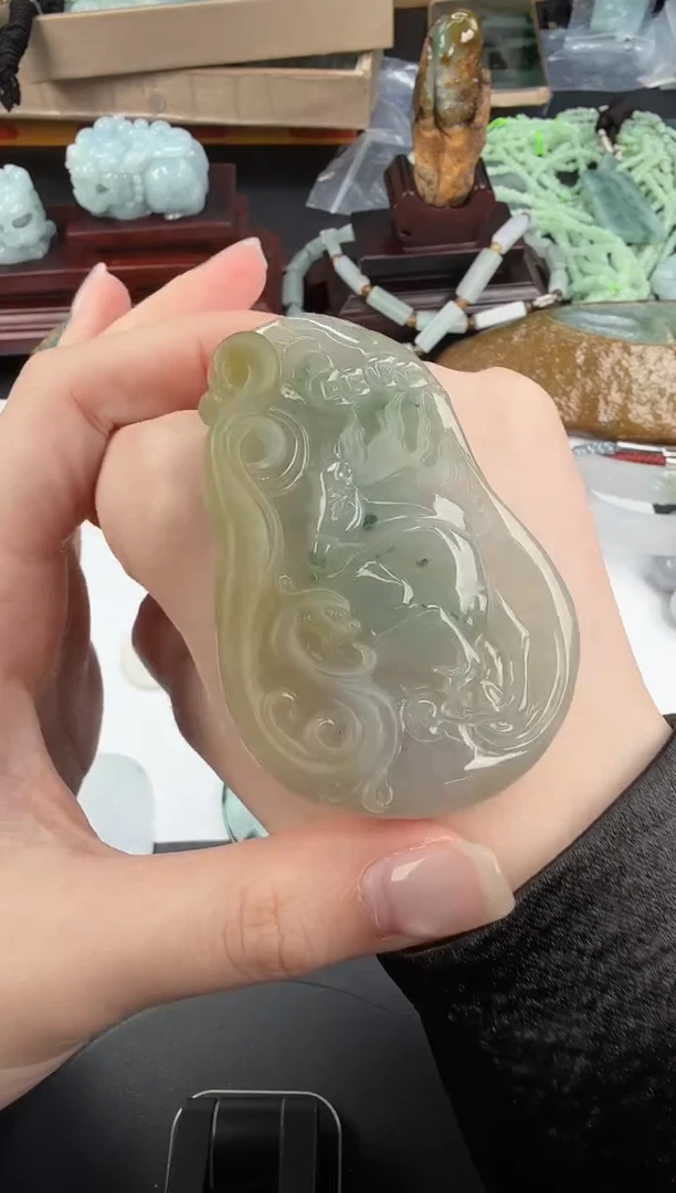 吊坠(不含链)未镶嵌翡翠翡翠饰品-140