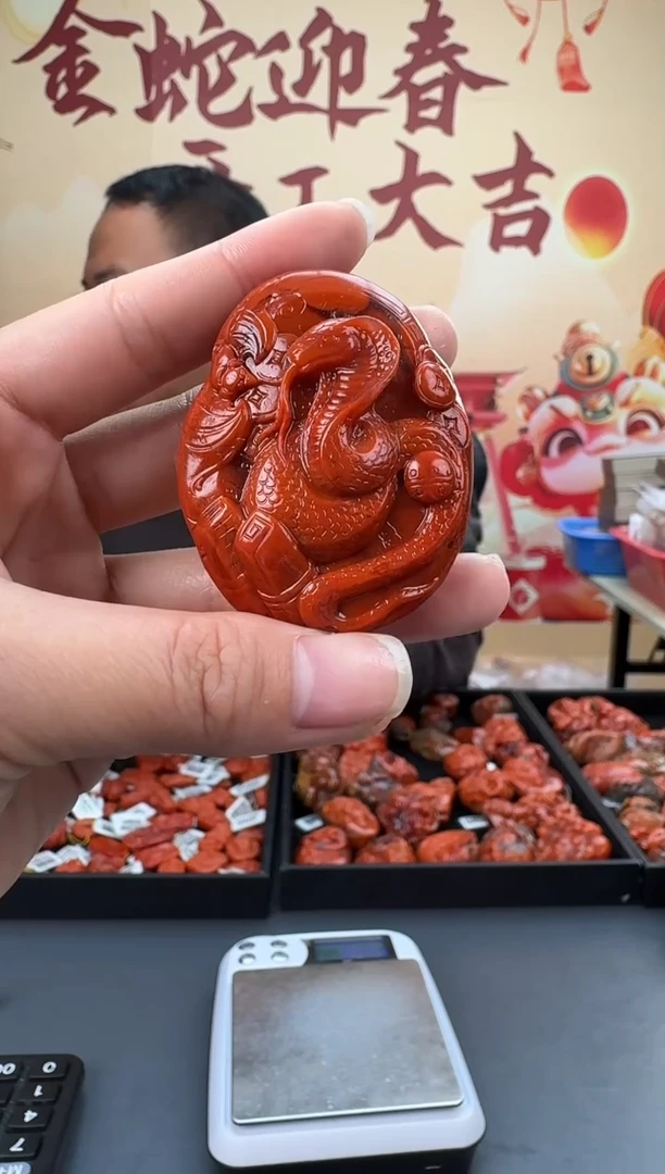 【闪购商品】南红玛瑙雕刻未镶嵌049ZB0210产品一个