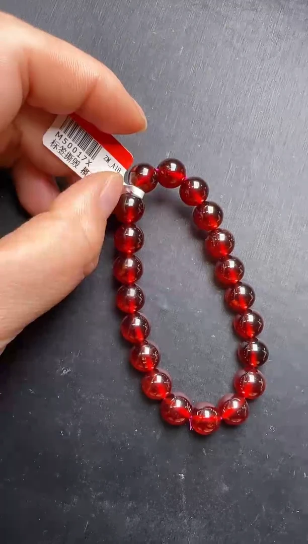 未镶嵌手串石榴石石榴石手串9-10m+   M50017X