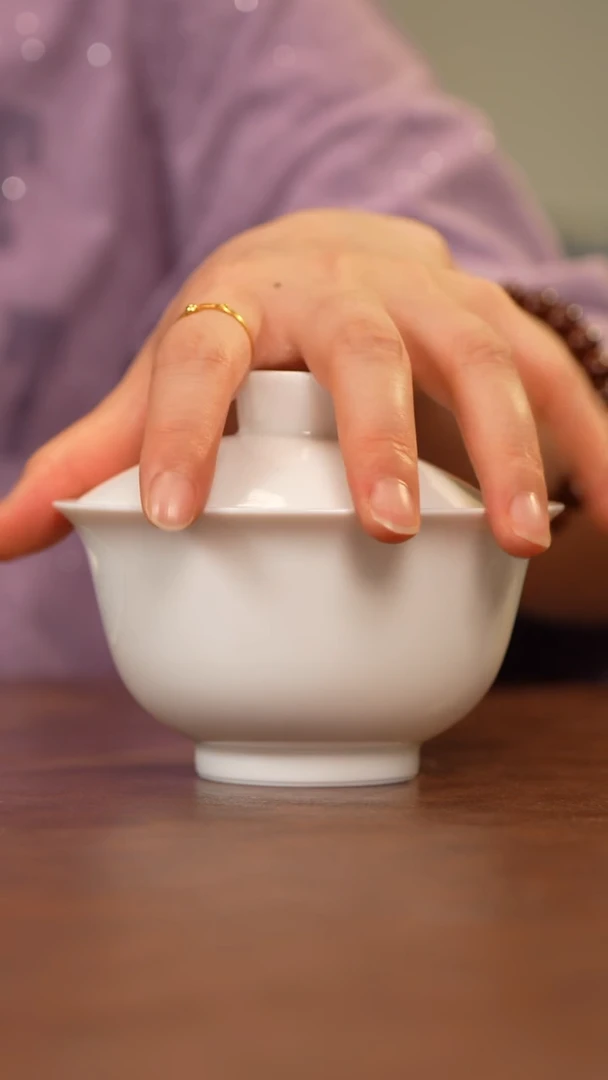 杯景德镇元宝盖碗大