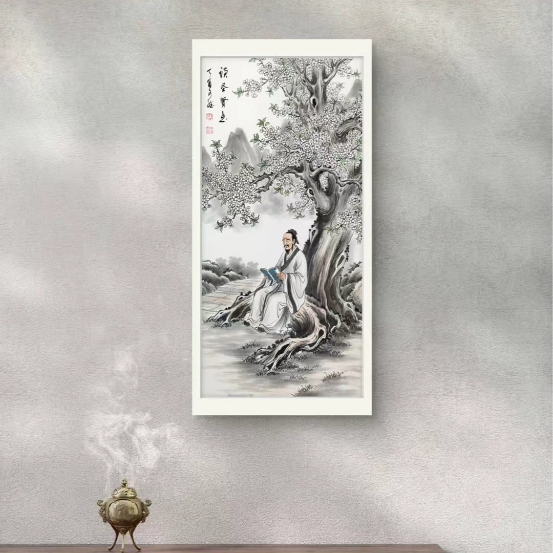 读圣贤书-赵文斌-绘画