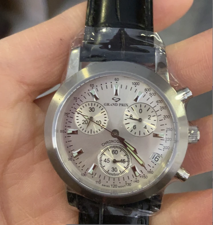 全新未使用 GRAND PRIX/格林 石英男表 GP88103G