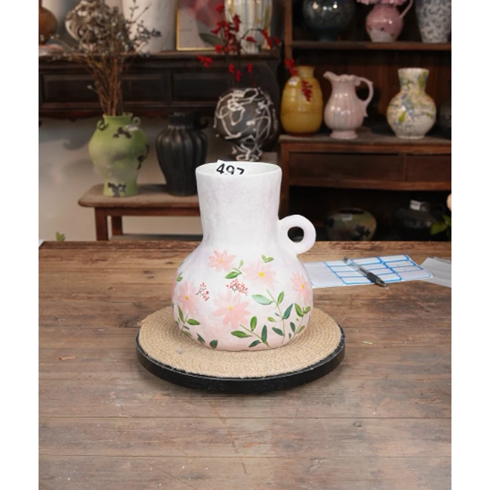 497景德镇陶瓷花瓶侘疾风花瓶插花客厅玄关摆件190*85