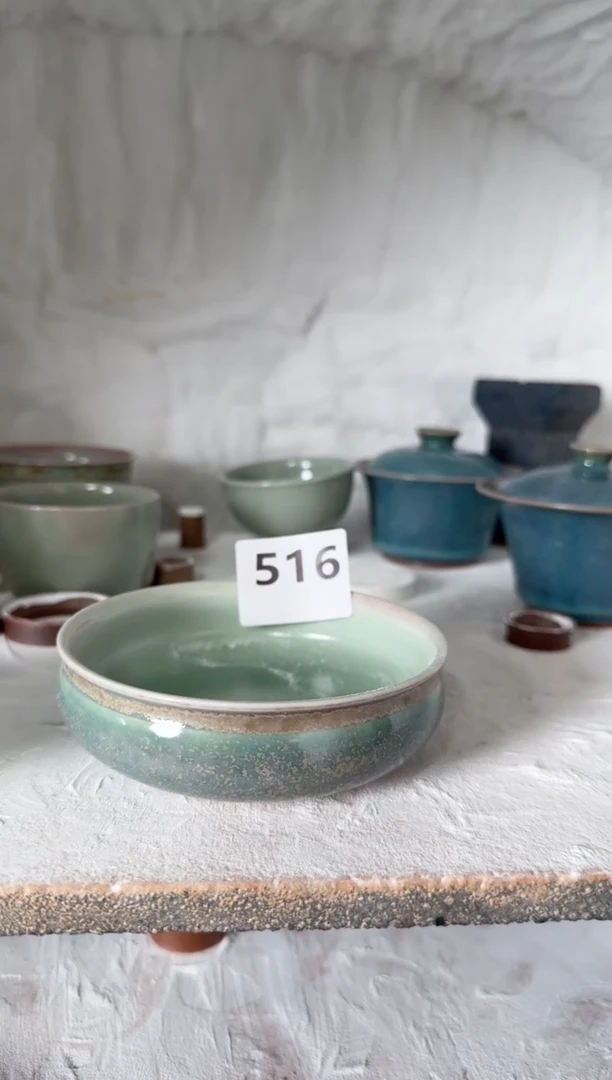 【闪购商品】516号 原矿 正品 青釉杯子口11cm