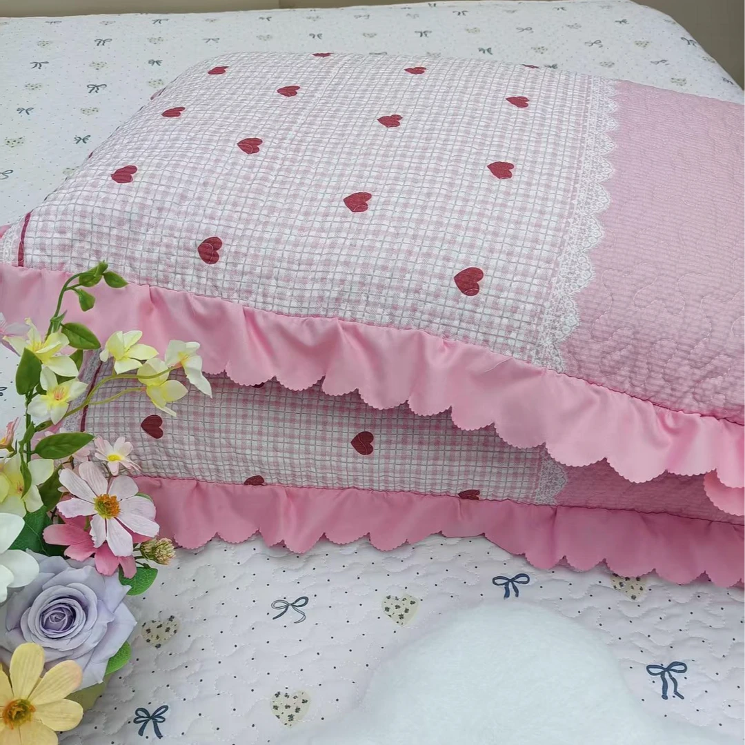 0春夏新品有氧泡芙棉枕套