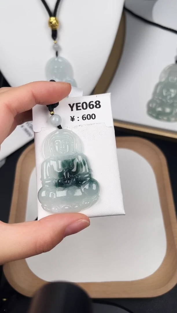 颈饰未镶嵌翡翠翡翠YE068孤品观音
