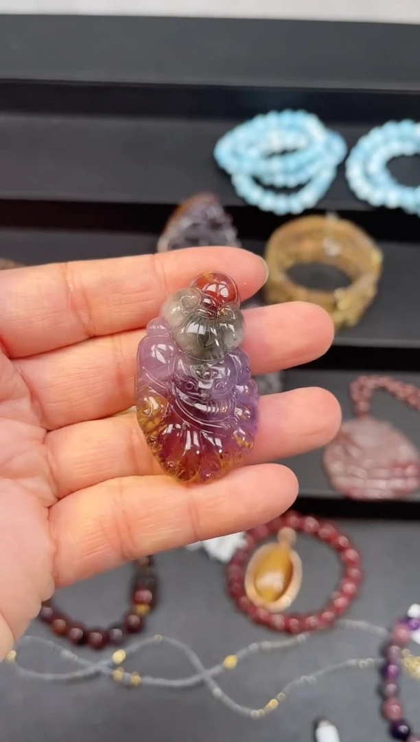 未镶嵌颈饰水晶【百晶灵儿】定制款