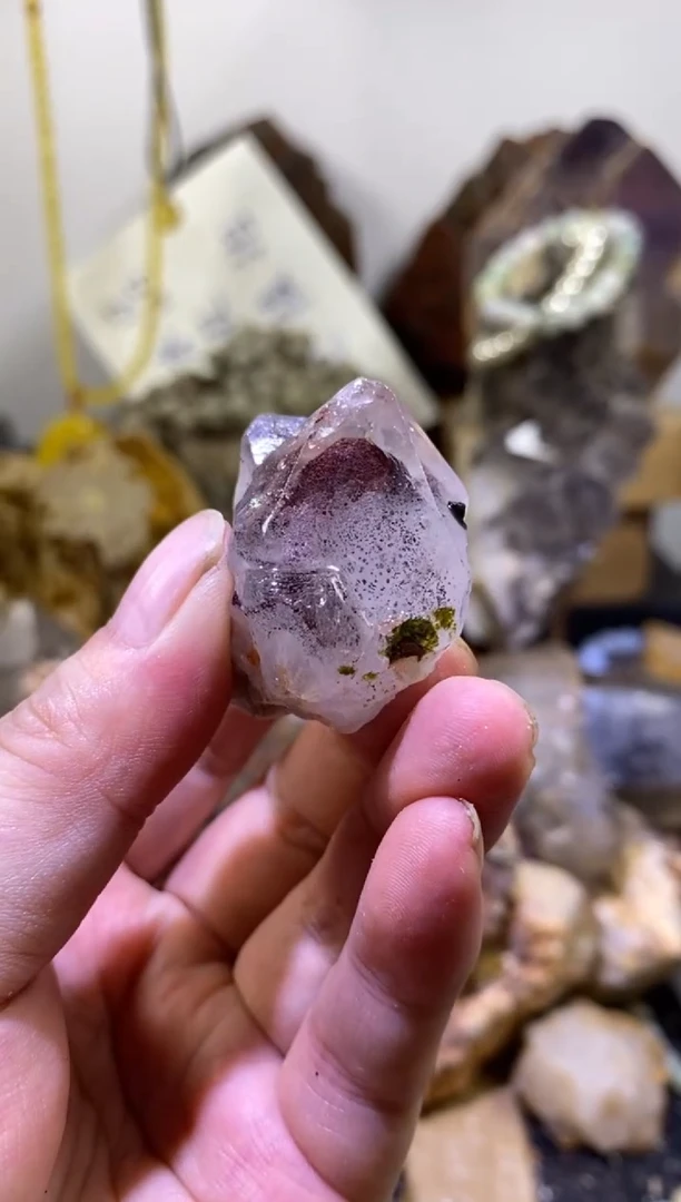 未镶嵌珠宝半成品水晶66号四川超七花园水晶