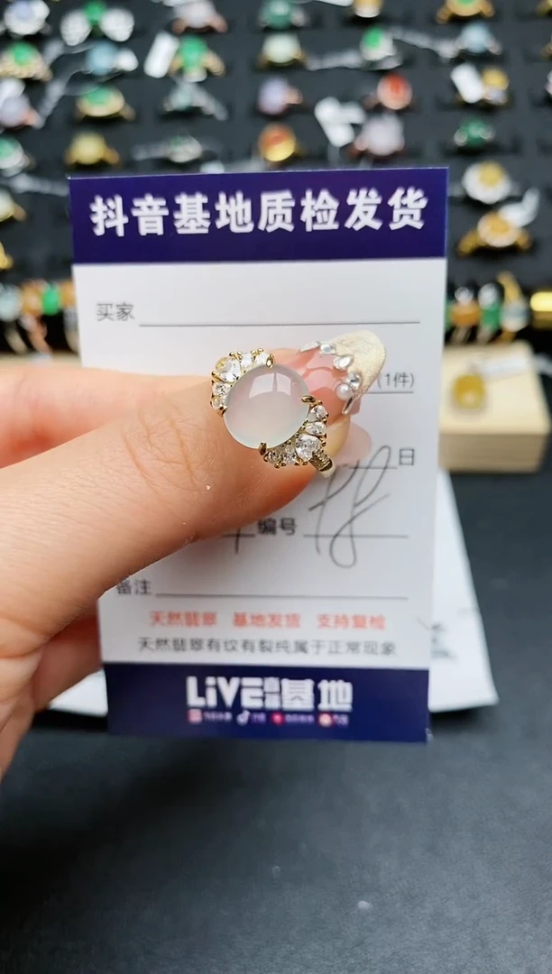 【闪购商品】翡翠戒指银S925镶嵌..........