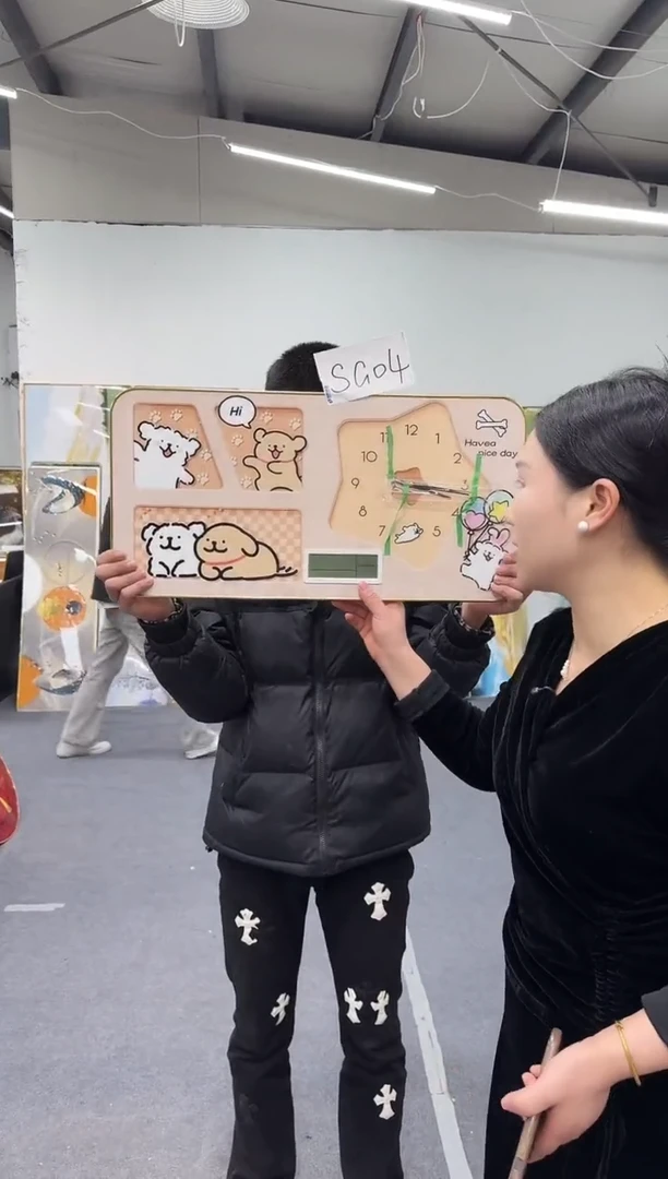 横款优乐轻奢装饰画微瑕