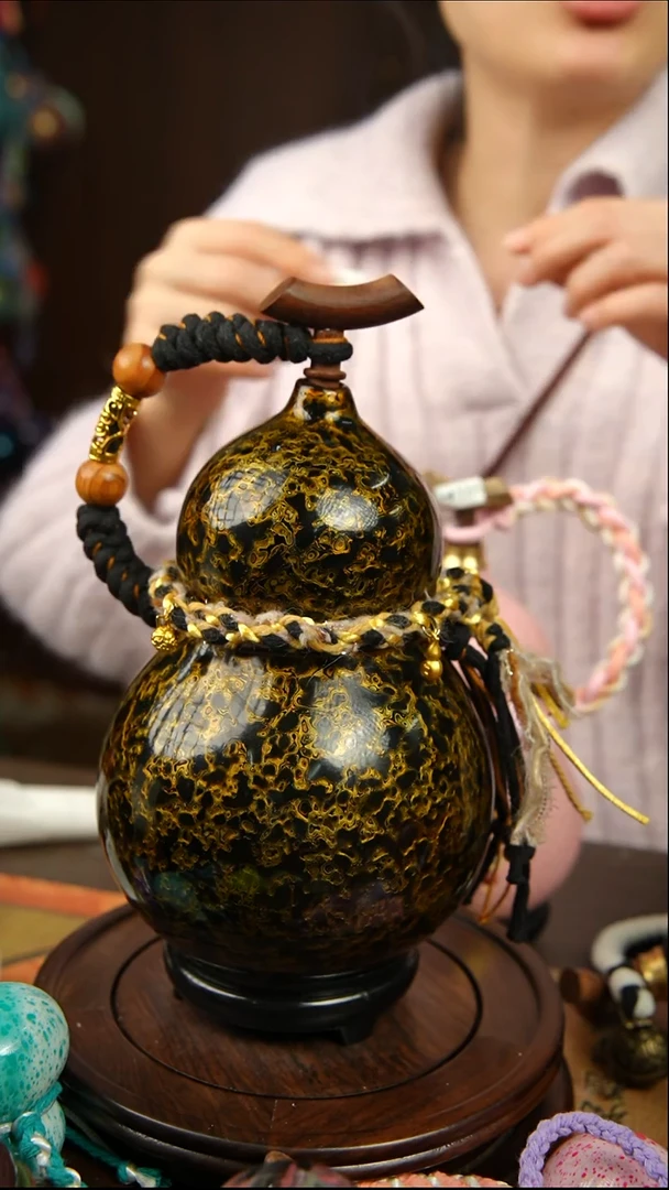 186号850ml左右非遗大漆酒葫芦