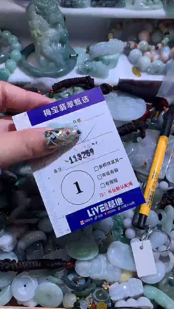 吊坠(不含链)未镶嵌翡翠113269