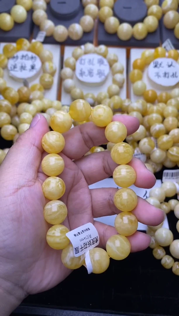 裸石琥珀未镶嵌大小姐珠宝严选86