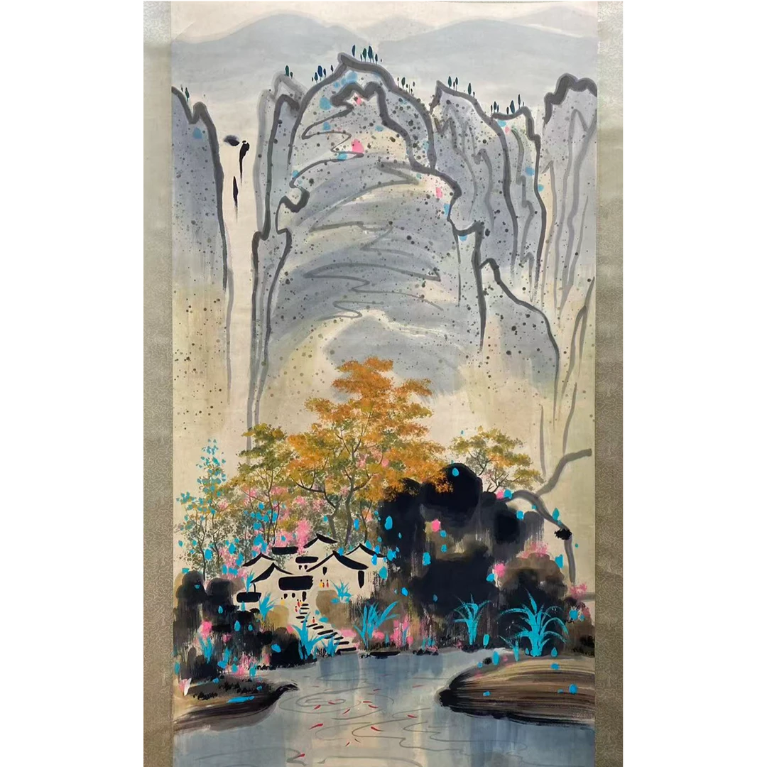 DY13733 山水 纸本 68*136