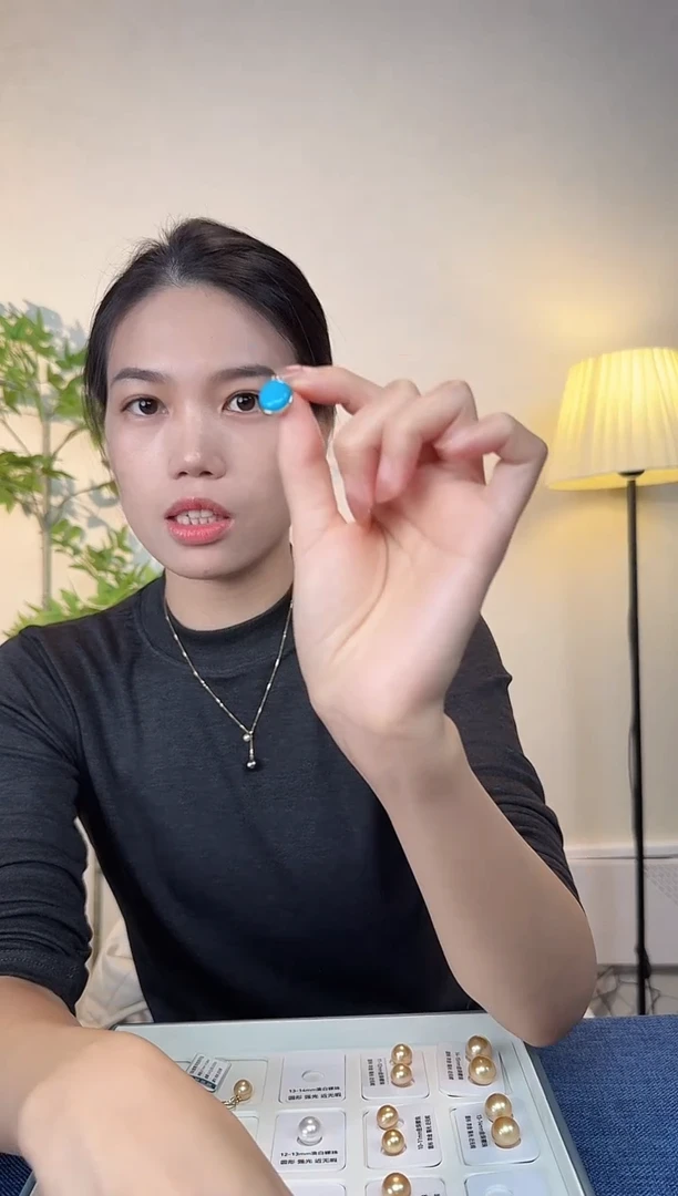 18K金镶嵌绿松石吊坠(不含链)06