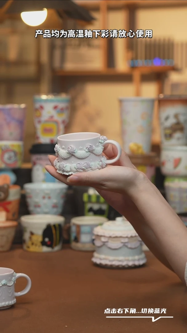 瓷片A807设计师原创手绘陶瓷