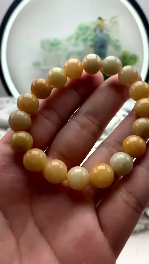翡翠未镶嵌颈饰手串h