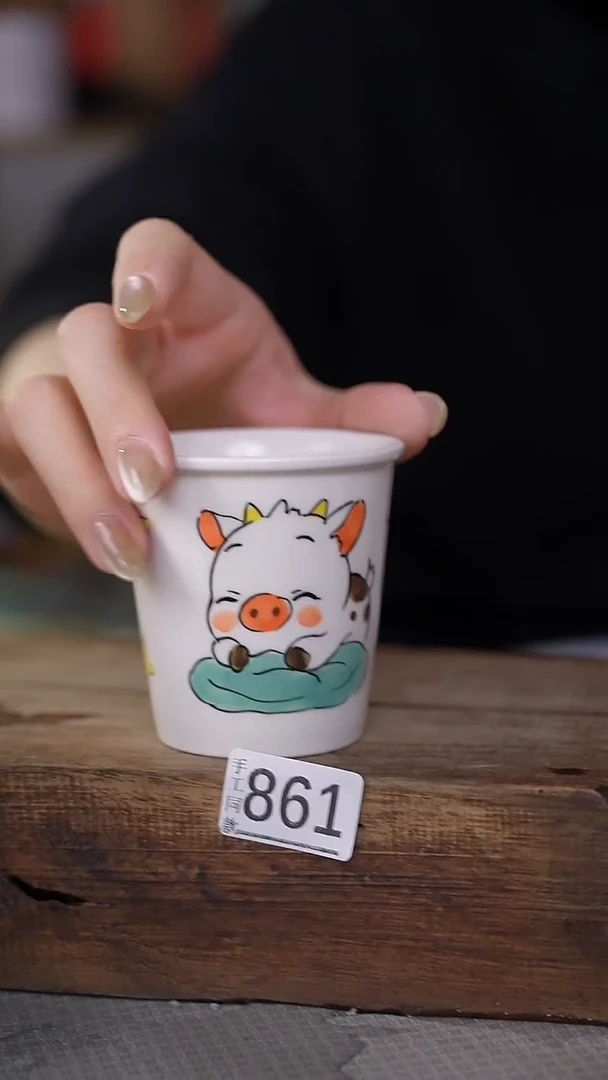 【闪购商品】瓷片福利！十二生肖手握杯