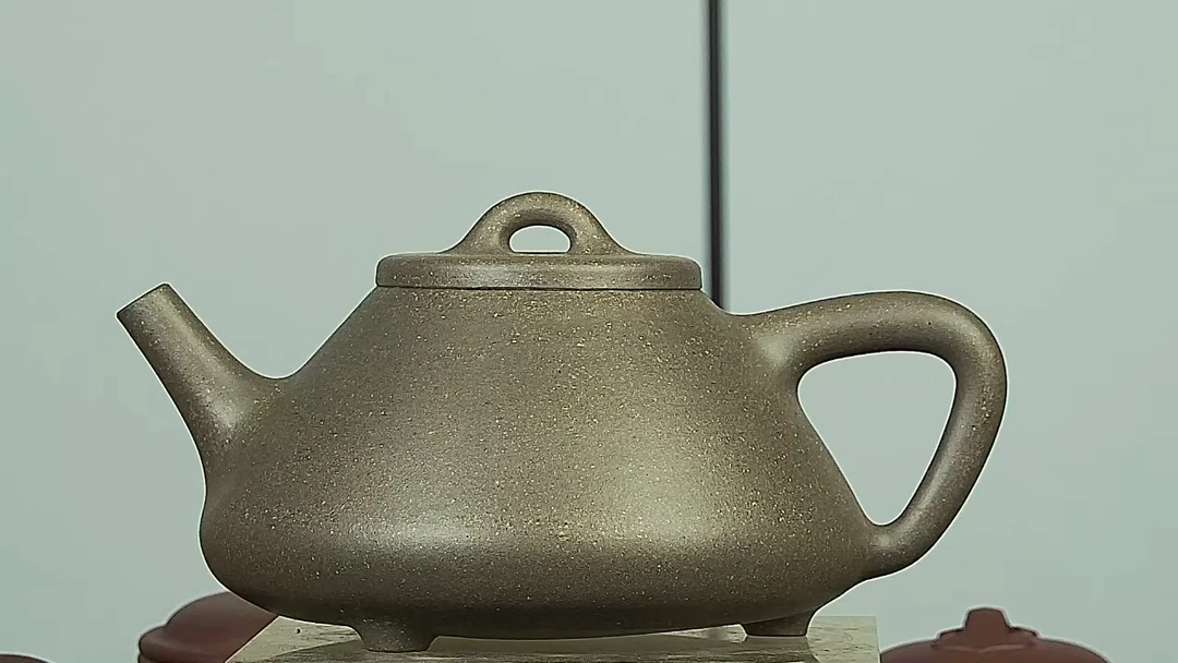 茶壶紫砂全手工青石瓢