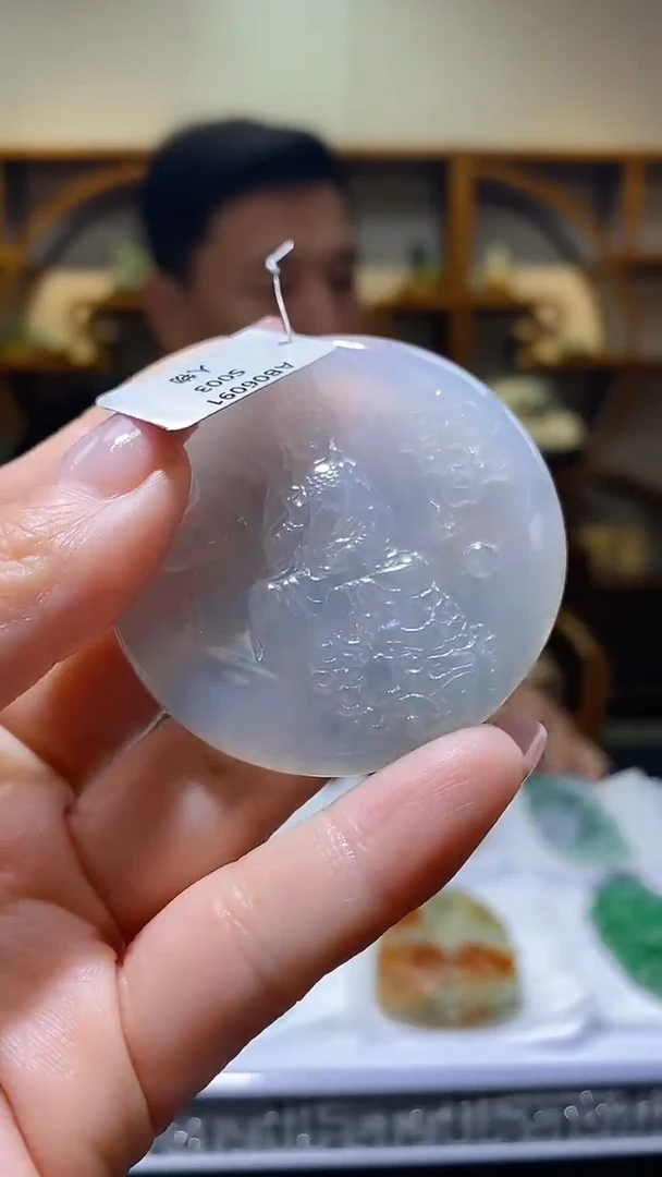 【闪购商品】定制翡翠未镶嵌36/0224/W/文殊