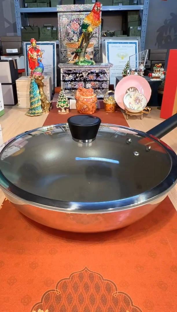 【闪购商品】杯199红厨钛锅（32CM）