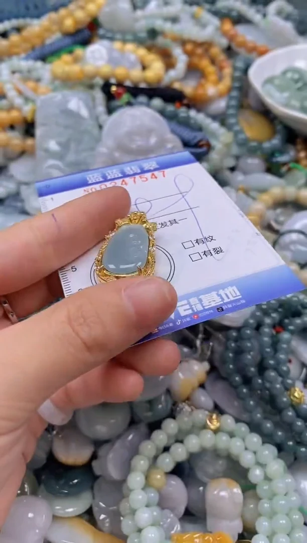 翡翠未镶嵌颈饰闪购0247547