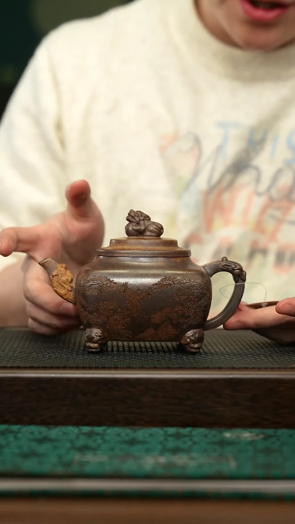 【闪购商品】紫砂茶壶宜兴原矿 手工 紫砂壶容量360CC