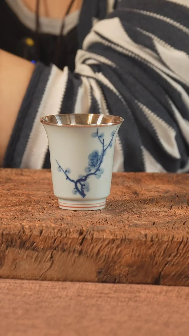 匠心严选  手绘美人杯