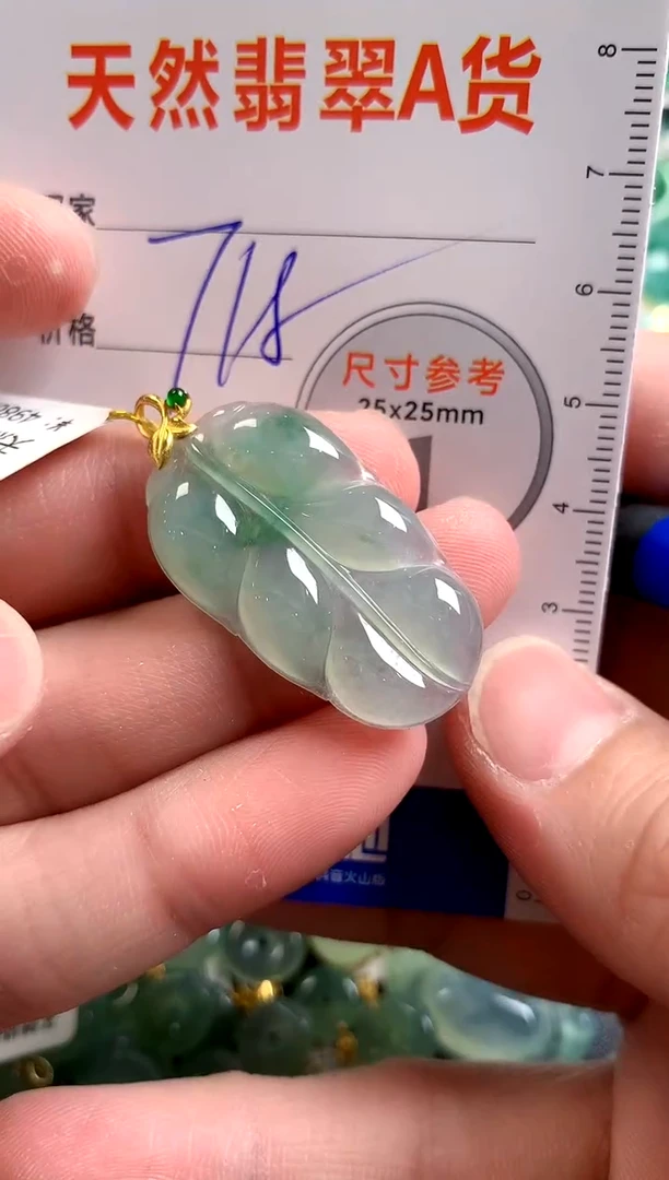 【闪购商品】翡翠颈饰18K金镶嵌0581201655
