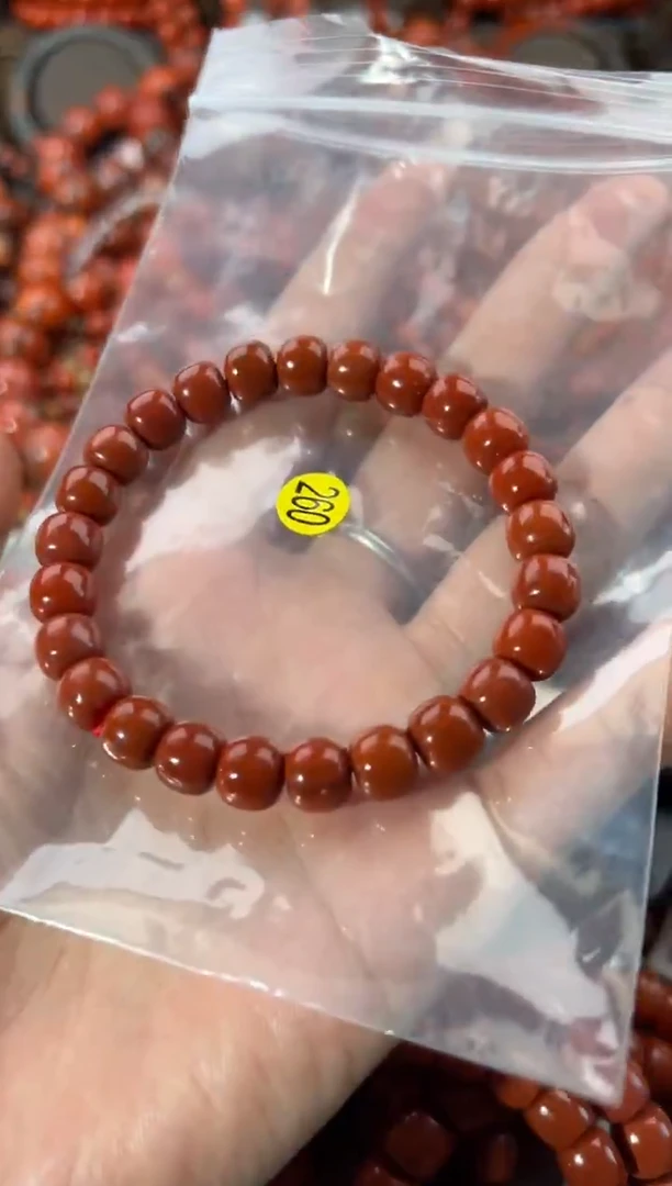 未镶嵌手串南红玛瑙8+