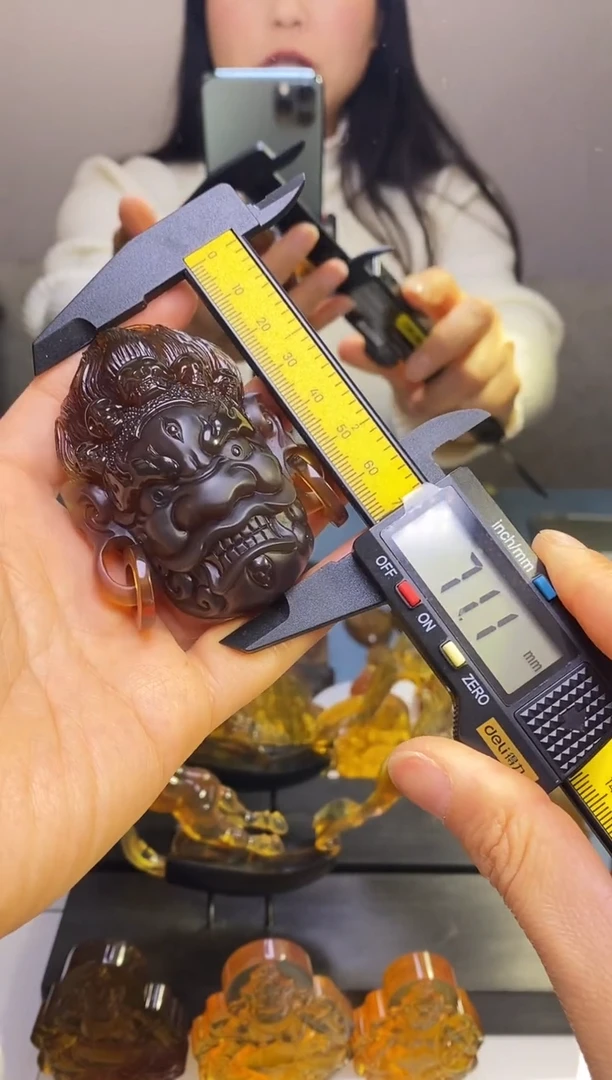 【闪购商品】琥珀颈饰未镶嵌SN2-82（大黑天）