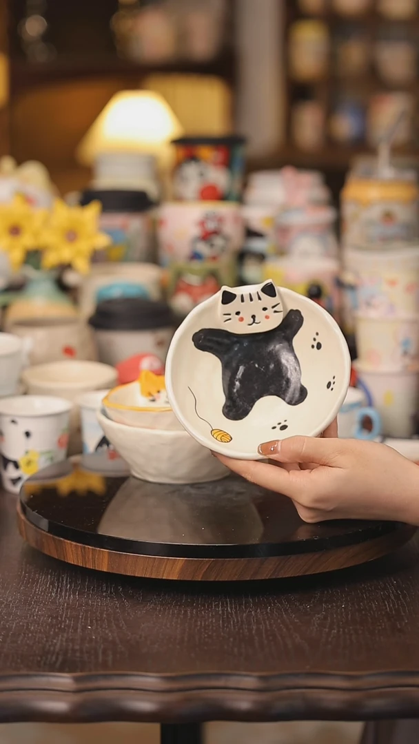 摆件景德镇釉下彩绘设计师款式陶瓷