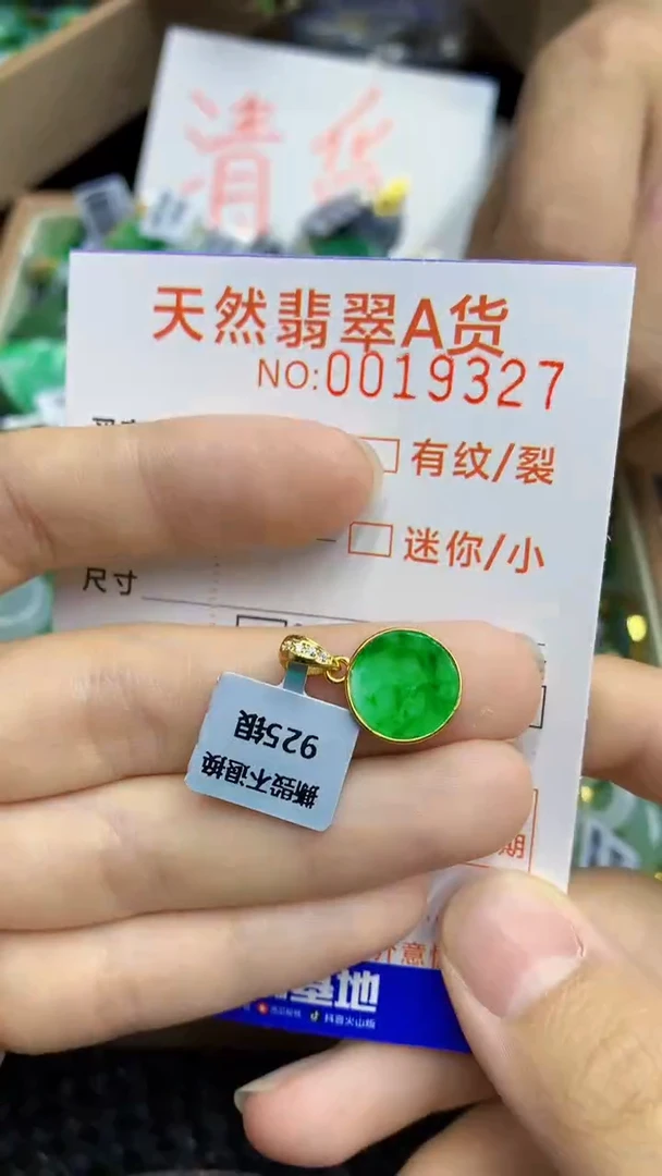 翡翠未镶嵌颈饰 1