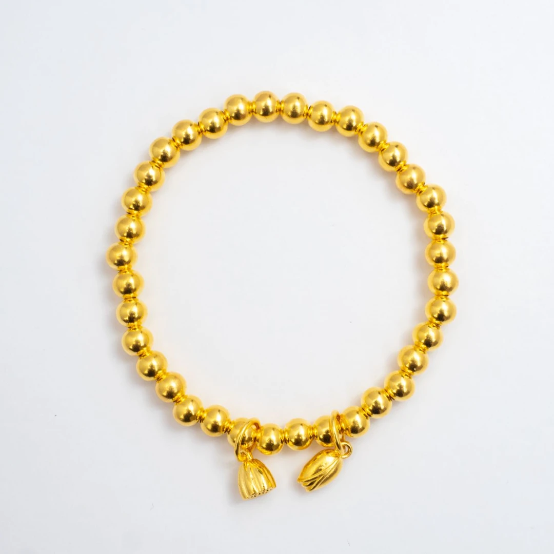 足银手链 足银手链 两世欢光珠手链 经典耐看