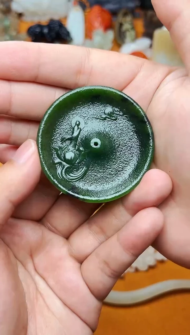 【闪购商品】和田玉摆件未镶嵌香插