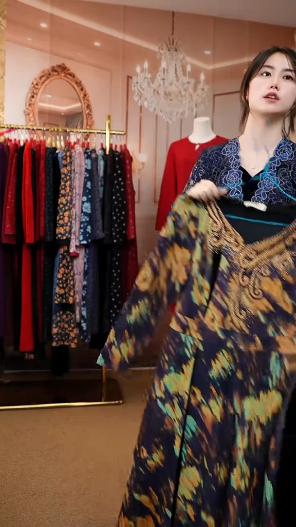 挂脖款120斤内好看的连衣裙8