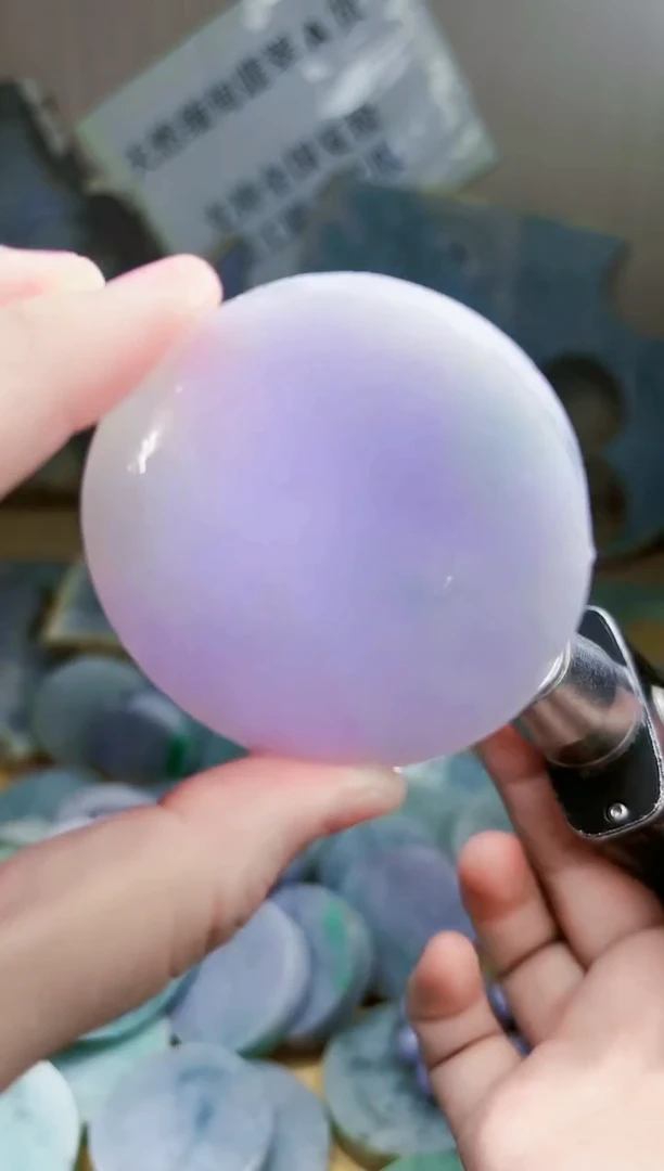 翡翠未镶嵌颈饰翡翠A货 江谭099