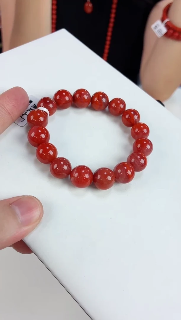 未镶嵌瓦西手串12+南红玛瑙（多样式发其一）