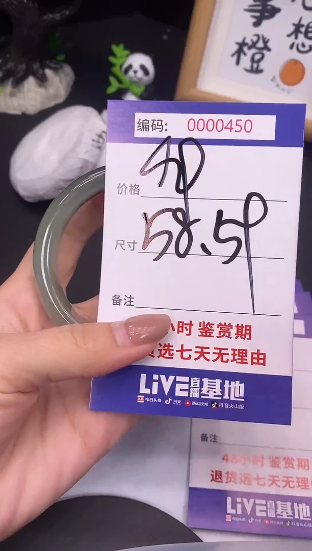 未镶嵌手镯翡翠0000450