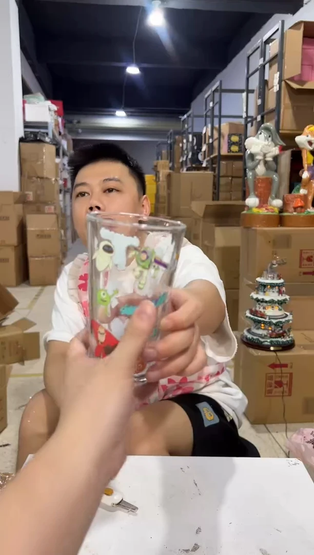 瓷片皮克斯合集玻璃杯