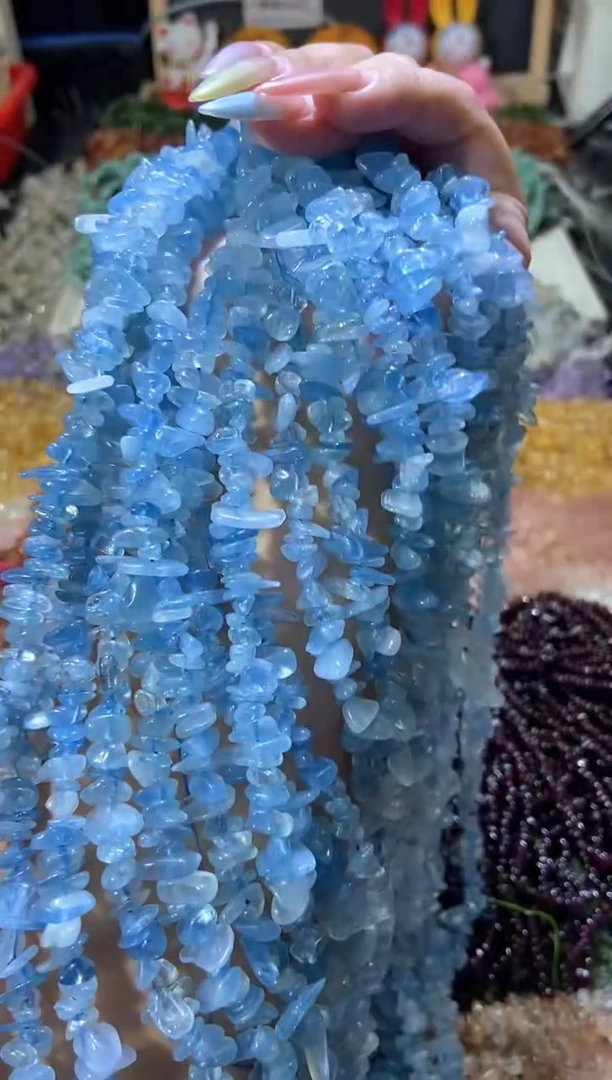 水晶珠宝半成品未镶嵌海蓝宝