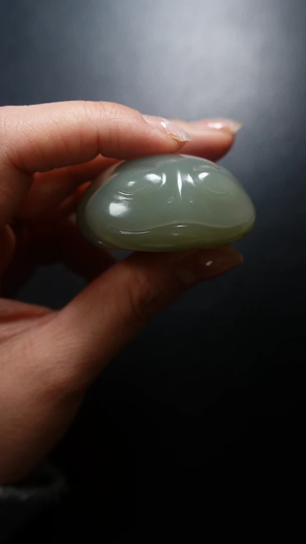 颈饰未镶嵌和田玉呱呱来财