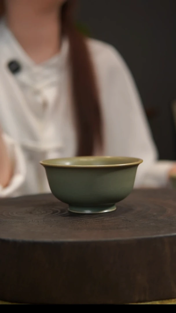 杯子压手杯 汝州原产地  原矿老釉