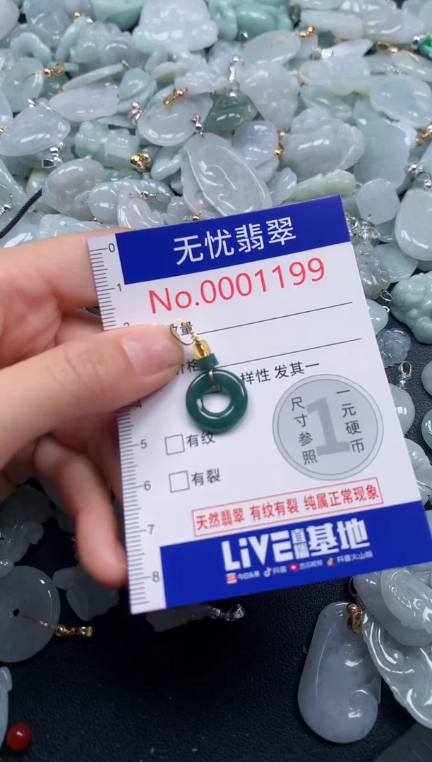 吊坠(不含链)未镶嵌翡翠1199