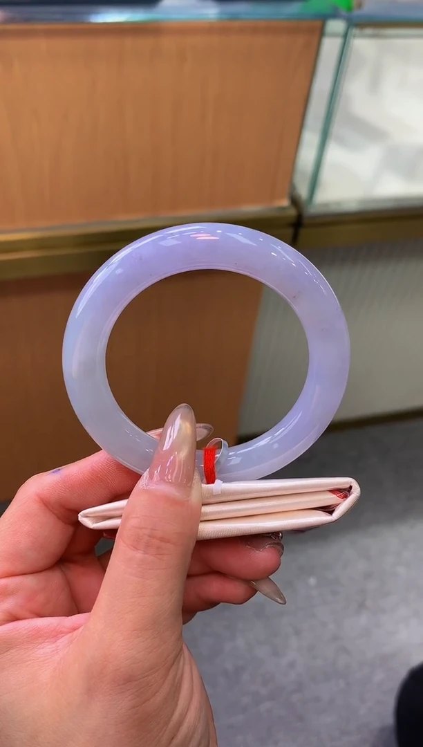 未镶嵌手镯翡翠-F61-圆条54.1