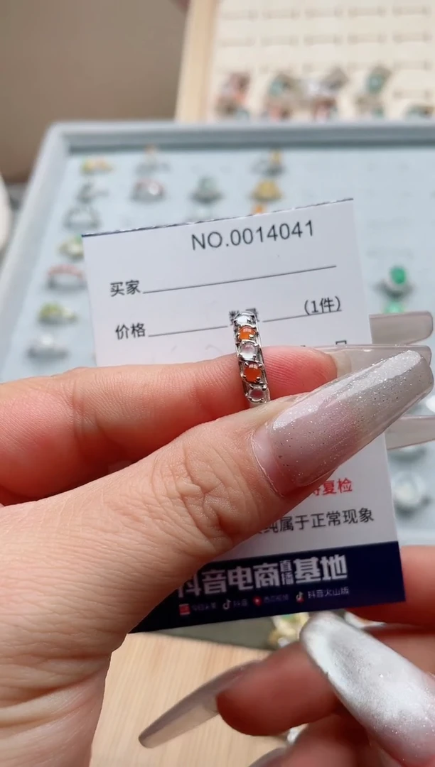 【闪购商品】翡翠戒指银S925镶嵌·