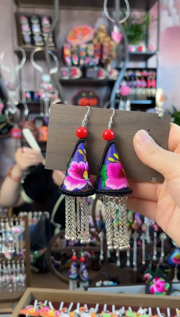 织绣 民族风手工非遗老绣饰品146