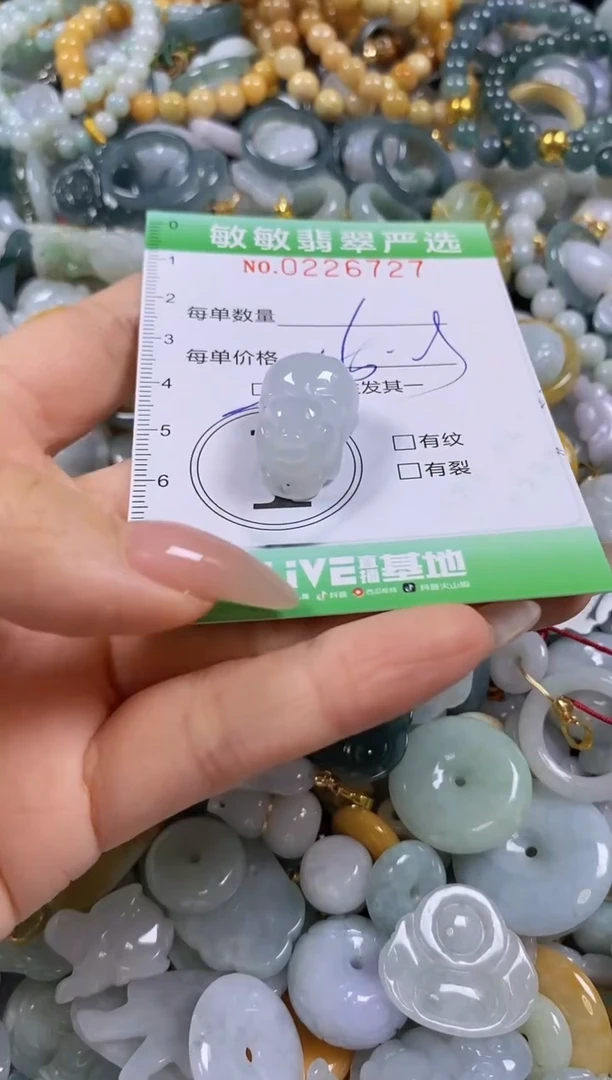 翡翠未镶嵌颈饰闪购0226727多样性发其一