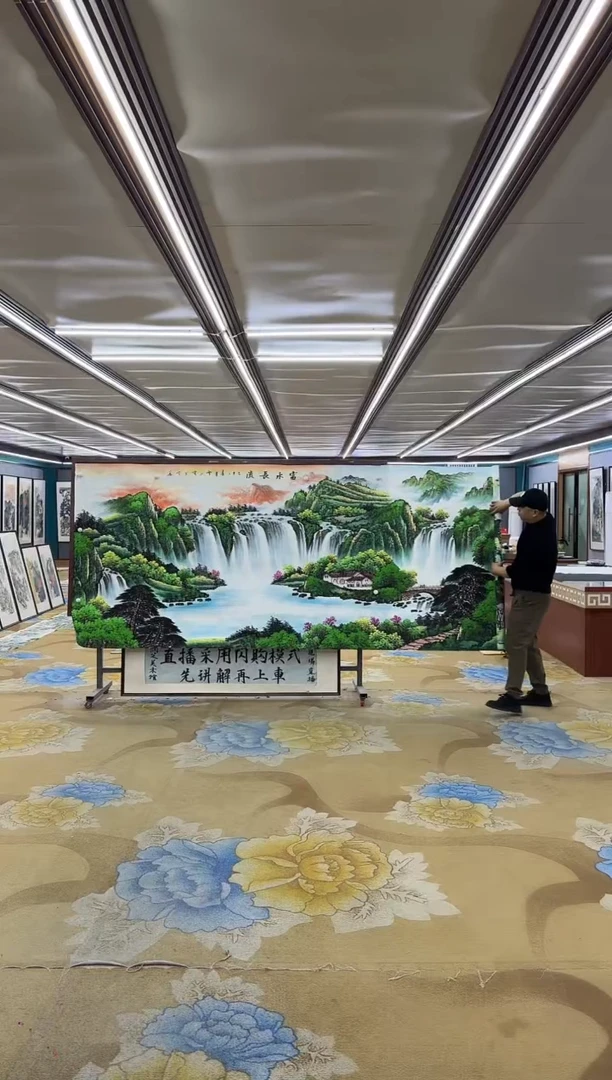 国画5****9M刘雪红-大丈二-山水国画