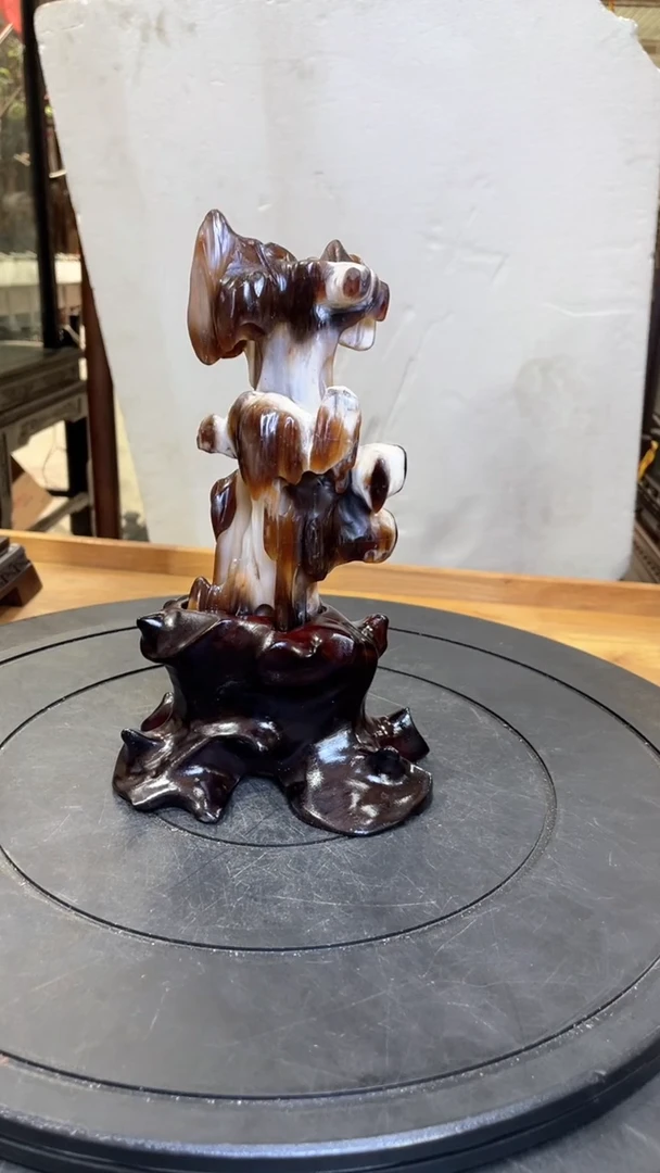 硅化玉树化玉摆件硅化玉摆件未镶嵌1